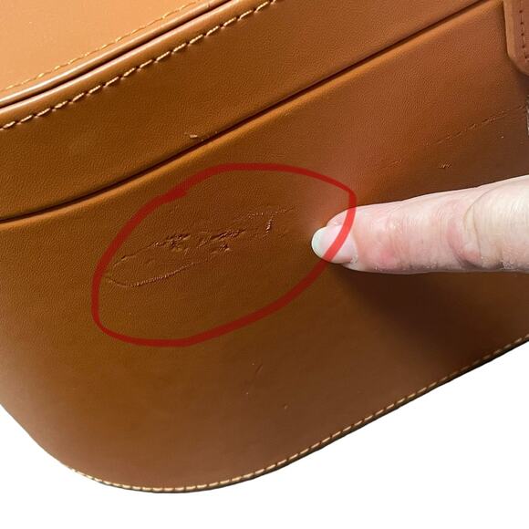 Dyson Airwrap Styler Replacement Storage Case Box w Inserts Brown Leather - Picture 6 of 13